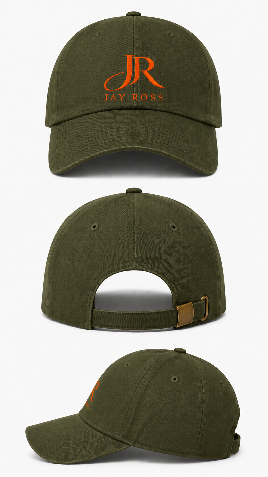Jay Ross Embroidered Baseball Cap